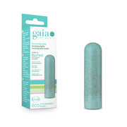 Aqua Gaia Eco Rechargeable Bullet vibrator made of plant-based bioplastic.