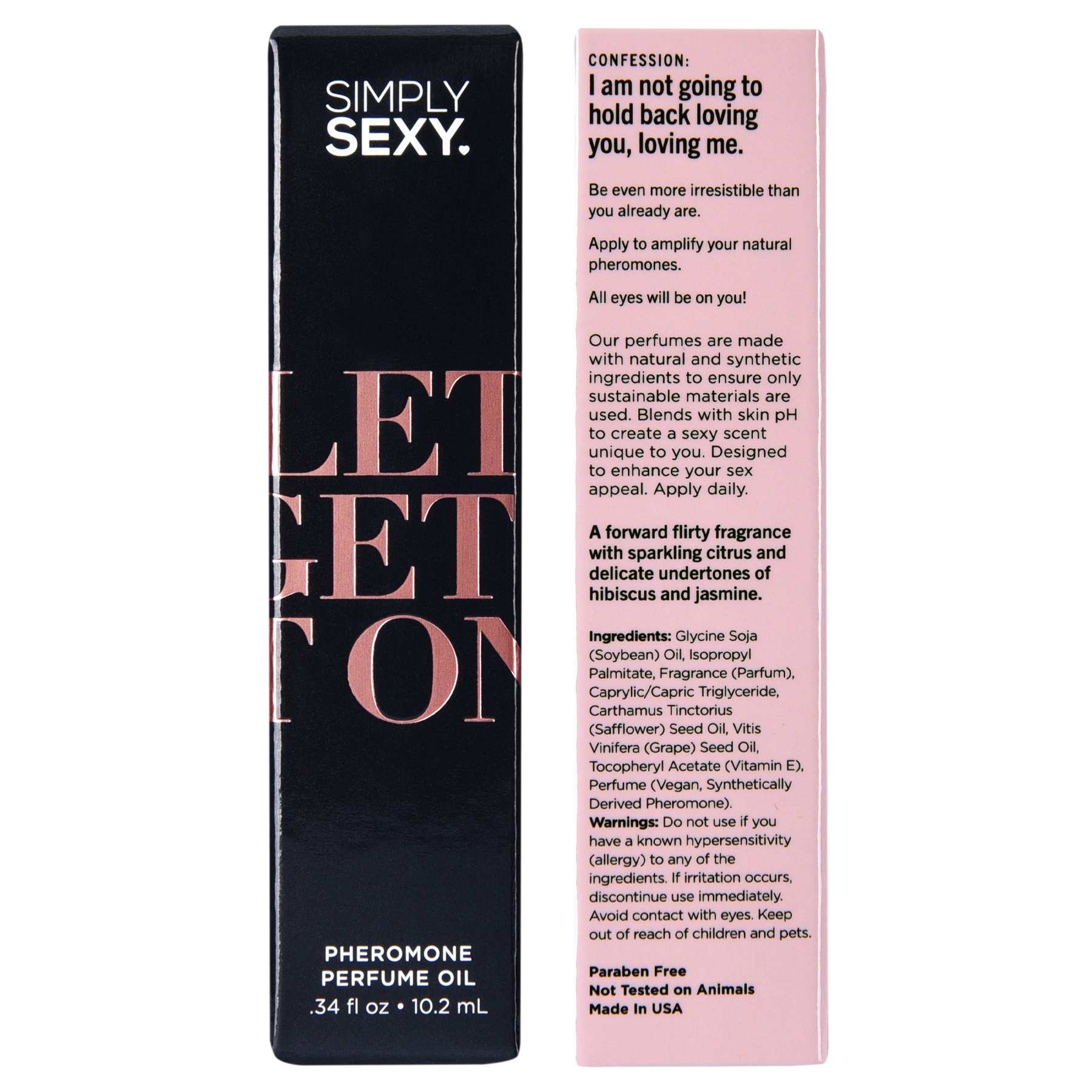 Simply Sexy "Let's Get It On" Pheromone Perfume Oil roll-on.