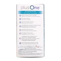 plusOne air pulsing arouser with five intensity levels and waterproof design.