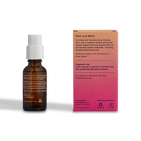 A bottle of Foria Awaken Arousal Oil with organic botanicals.