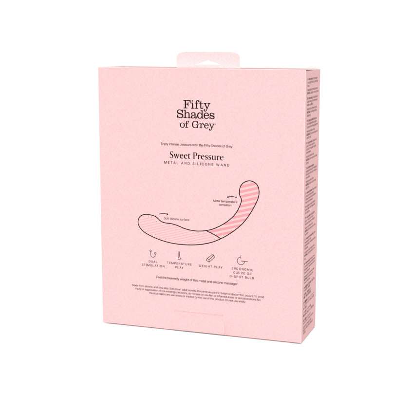 Fifty Shades of Grey Sweet Pressure metal and silicone wand.