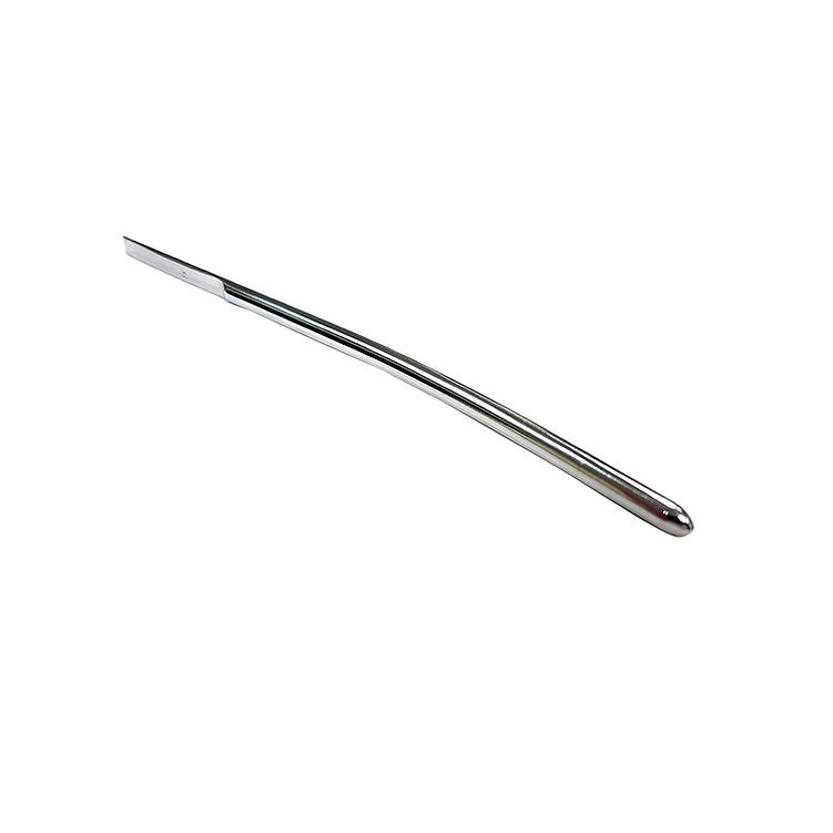 6mm stainless steel urethral dilator with a smooth, rounded end.