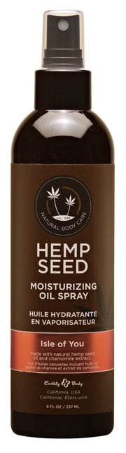 Hemp Seed Moisturizing Oil Spray Isle of You by Earthly Body.