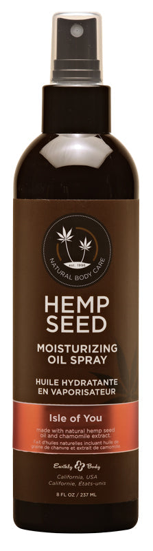 Hemp Seed Moisturizing Oil Spray Isle of You by Earthly Body.