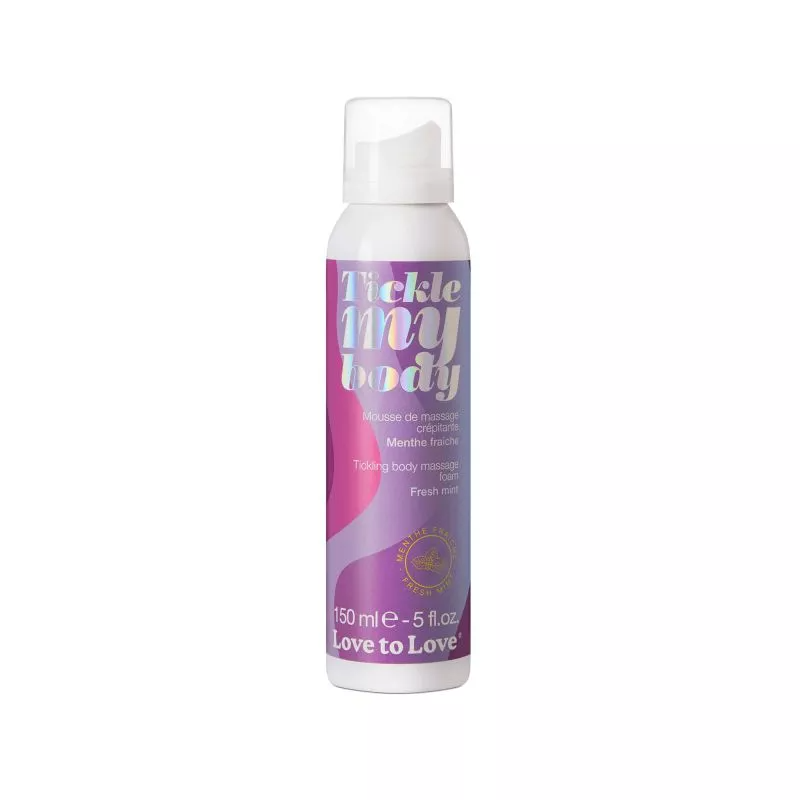 Tickle my body mint tickling massage foam.