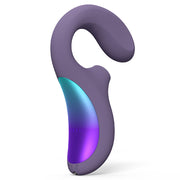 A purple Lelo Enigma Wave massager with a teal and purple gradient accent.