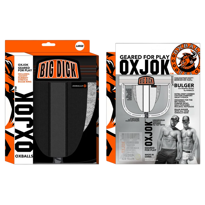 OXBALLS Bulger jockstrap with padded pouch and cock ring.