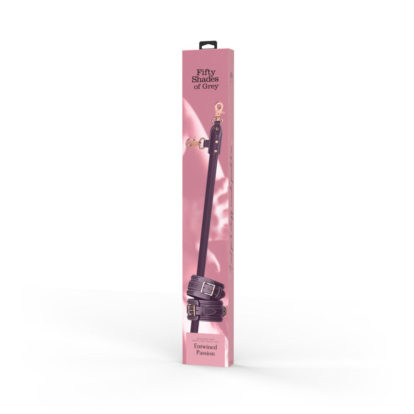 Vegan leather spreader bar and ankle restraint set from Fifty Shades of Grey.