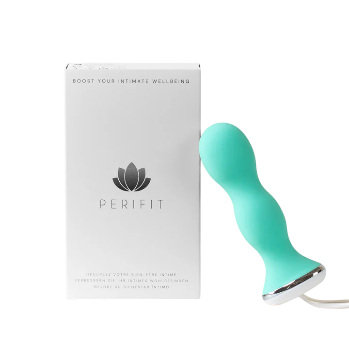 Green Perifit pelvic floor trainer with app-controlled biofeedback.