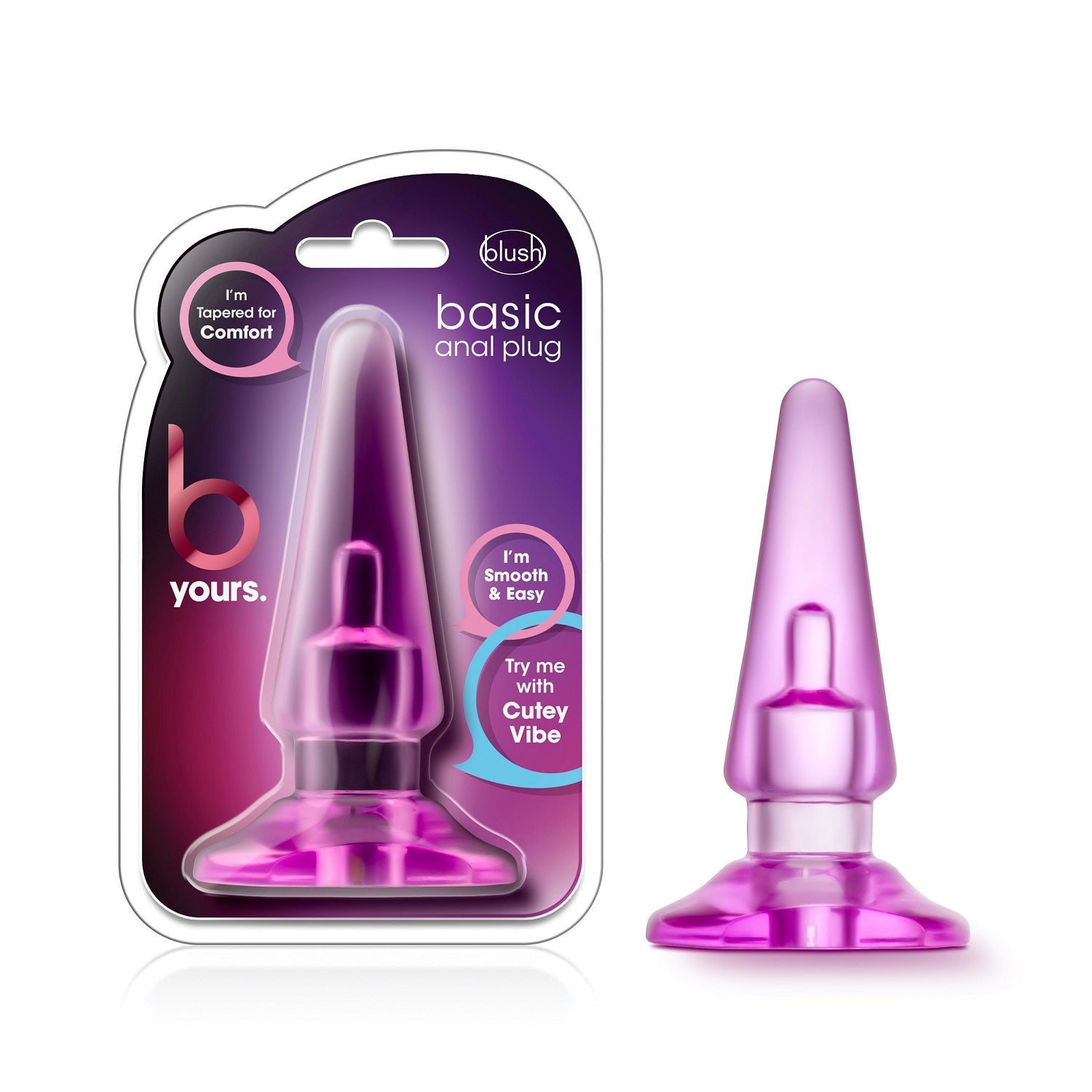 Pink anal plug with a bullet vibrator pocket.