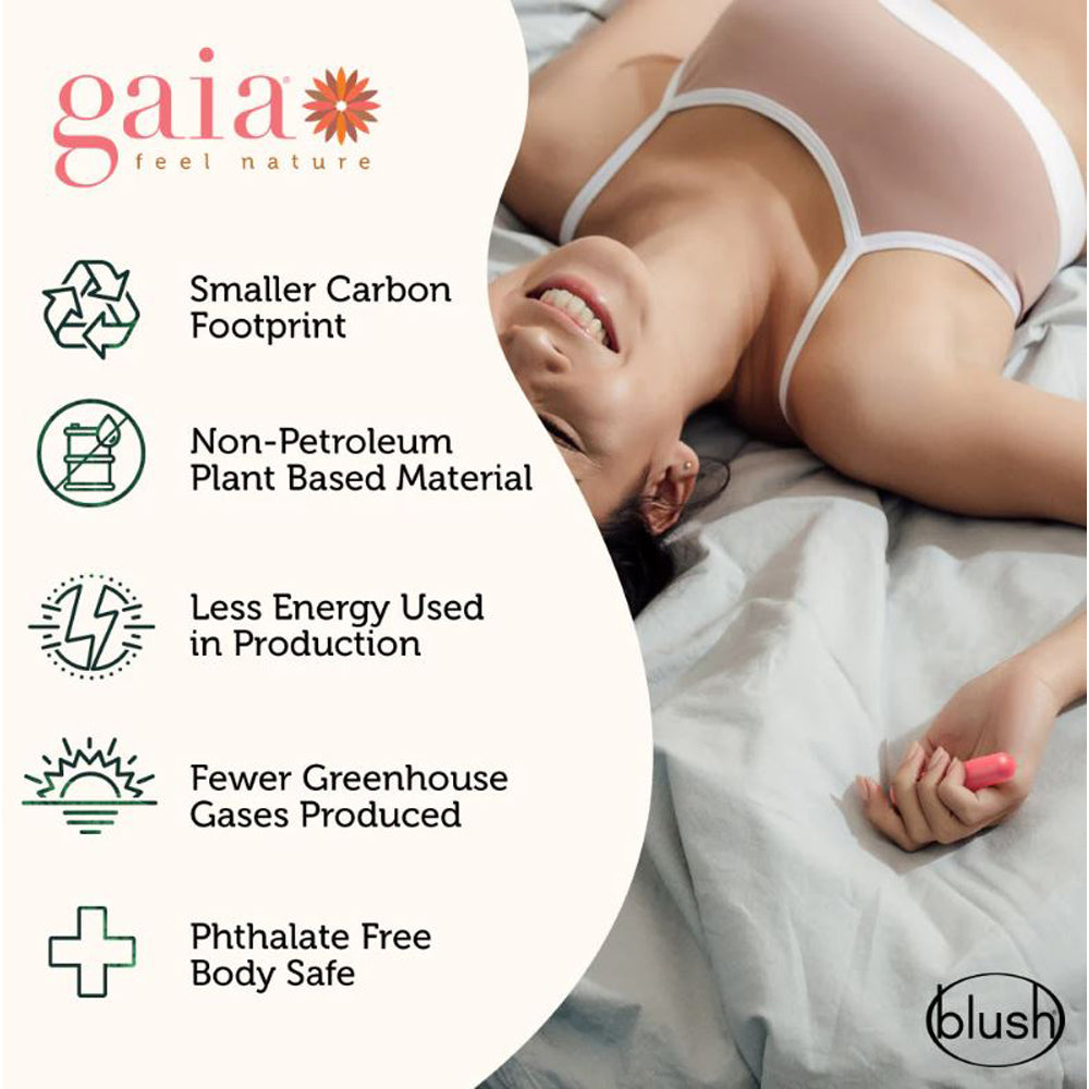 Gaia Eco Bullet vibrator with eco-friendly features.
