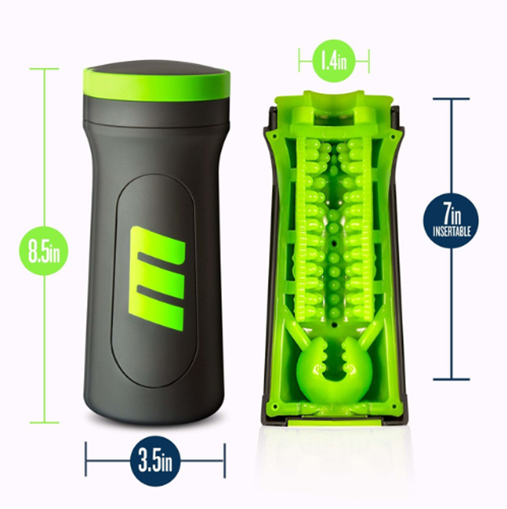 M2 Superior Stroker with TPE sleeve, 7 inch insertable length and 3.5 inch width.