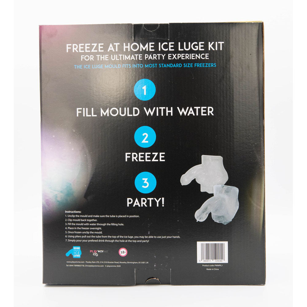 Novelty penis ice luge mould for party drinks.