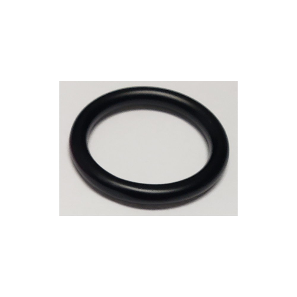 Black seamless stainless steel ring.