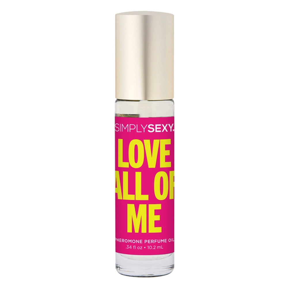 Simply Sexy Love All Of Me pheromone perfume oil roll-on.