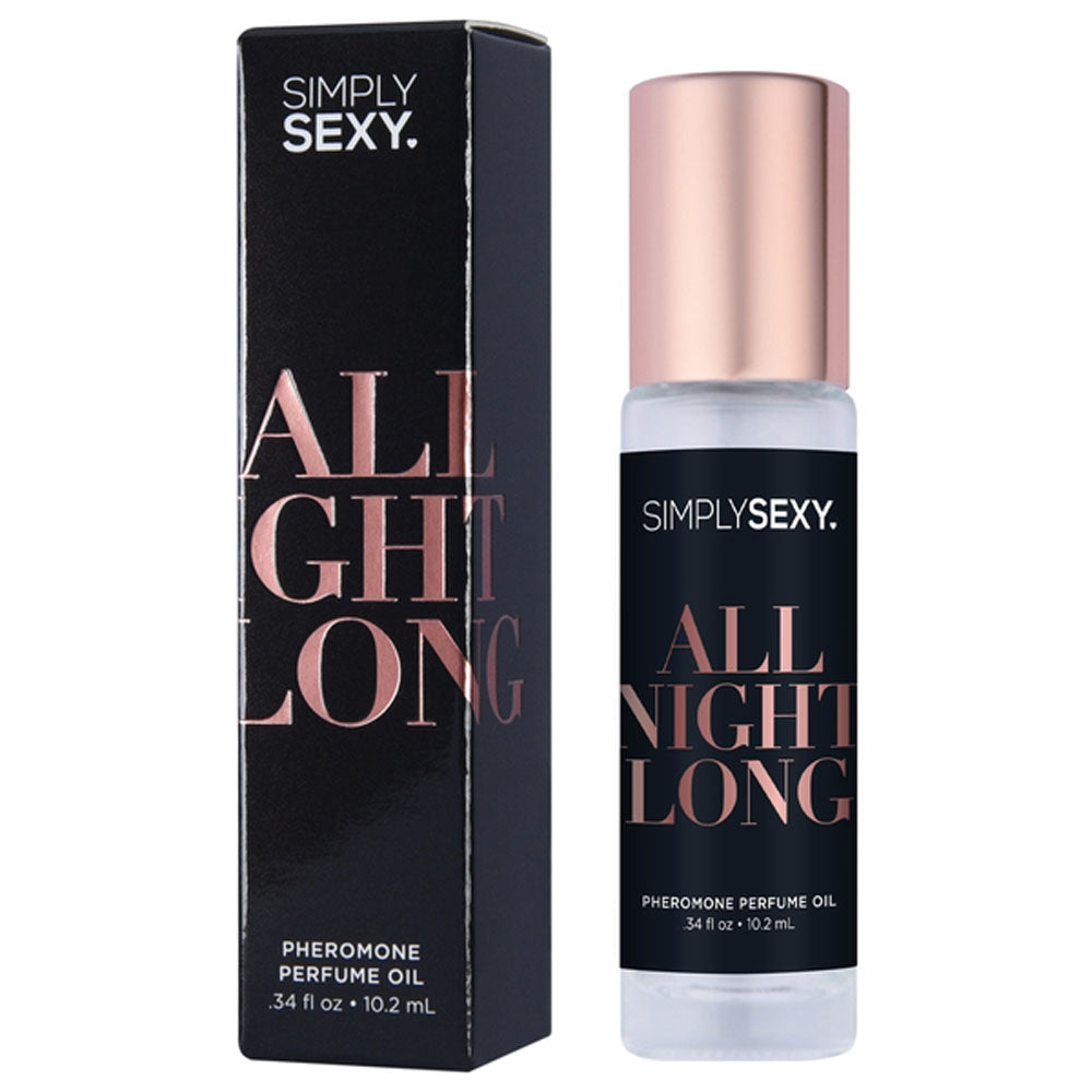 Simply Sexy All Night Long pheromone perfume oil roll-on.