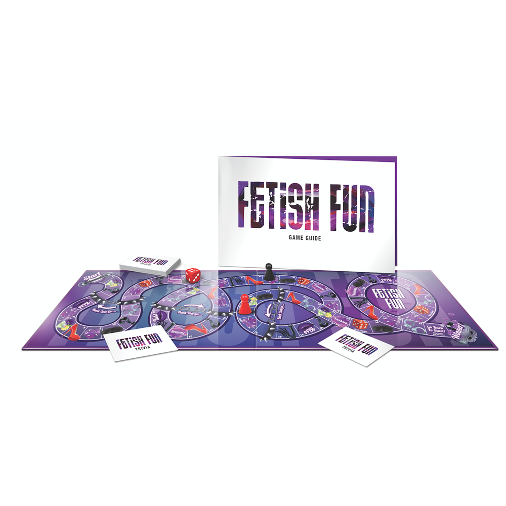 Fetish Fun kinky board game with trivia cards and game guide.