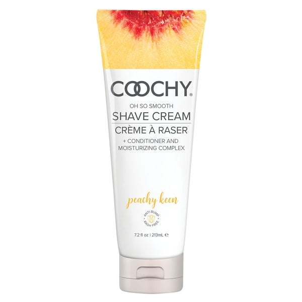 Coochy Oh So Smooth Shave Cream in Peachy Keen scent.