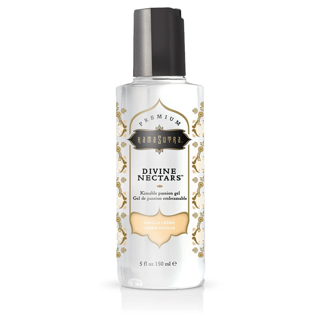 Kama Sutra Divine Nectars Vanilla Crème kissable passion gel.