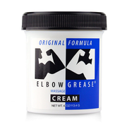 Jar of Elbow Grease Original Formula massage cream.