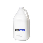A white jug of FuckWater water-based personal lubricant.