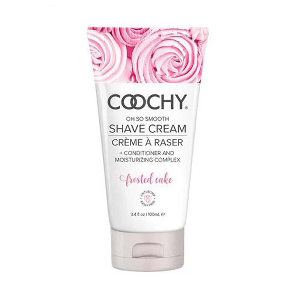 Coochy Oh So Smooth Shave Cream in Frosted Cake scent.