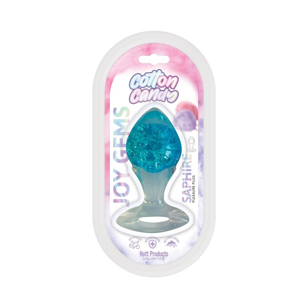 Joy Gems Sapphire Pleasure Plug in packaging.