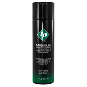 ID Millennium Long Lasting Silicone Lubricant in a black bottle.