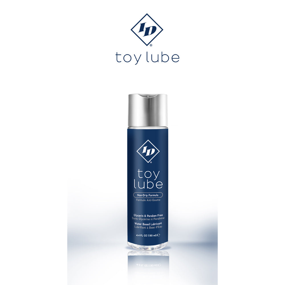 ID Lubricants water based toy lubricant bottle with non-drip formula.
