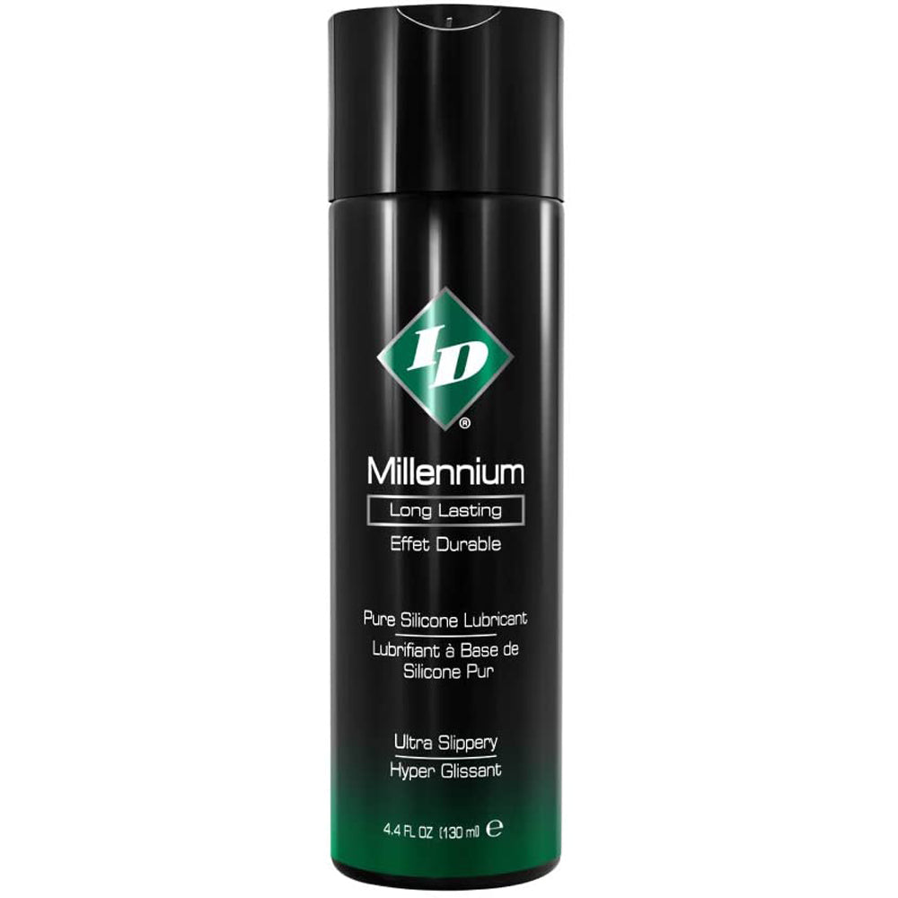ID Millennium Silicone Lubricant, long-lasting and waterproof, 4.4 oz.
