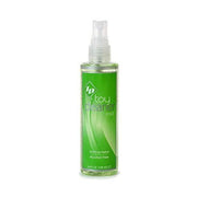 ID Lubricants antibacterial toy cleaner mist in a clear spray bottle.