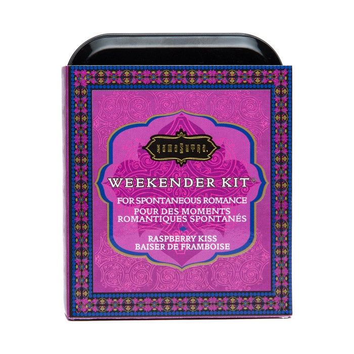 Kama Sutra Weekender Kit in Raspberry Kiss, a travel romance kit.