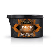 Kama Sutra Ignite massage candle in Sweet Almond scent.