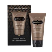 Kama Sutra Crème de Menthe Sensations Body Gel in a tube and box.