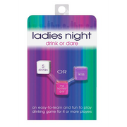 Ladies Night Drink or Dare dice game with three dice.