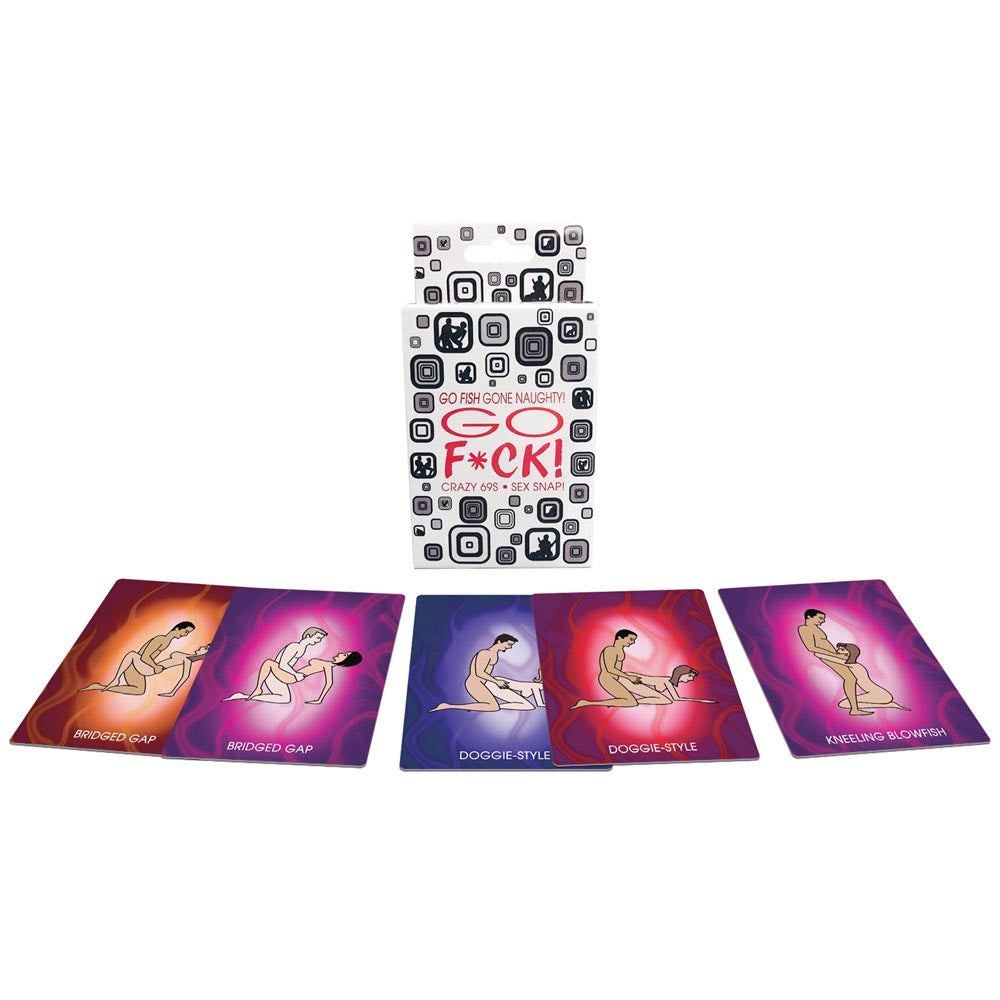 Go F*ck! adult card game with 52 position cards.