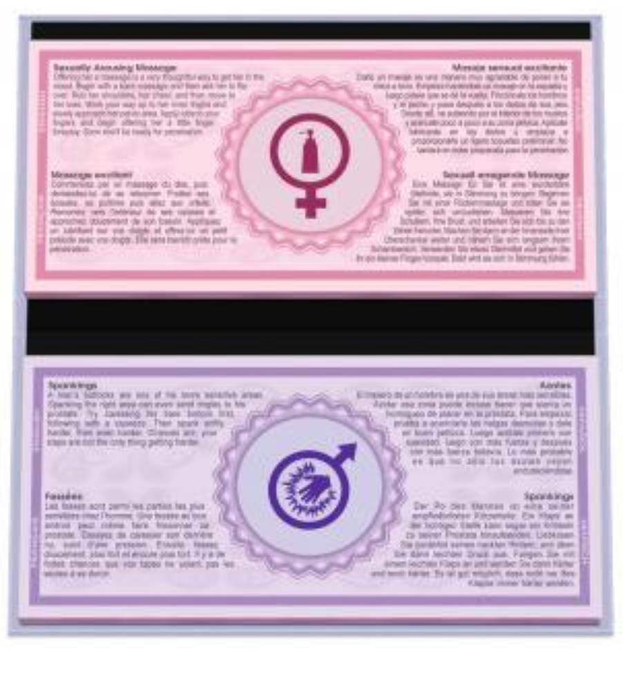 Kama Sutra A Year of Sex Tip Cards for Couples with illustrations.