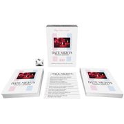 Date Nights Personal Questions card game for couples with 500 questions and a die.