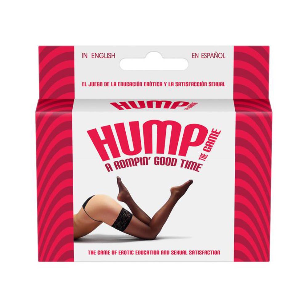 Box for Hump The Game, an erotic trivia and sexual education game.