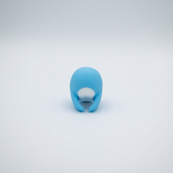 A blue whale-shaped waterproof finger vibrator.