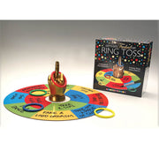 Gold F-U finger centerpiece with ring toss game and dares.