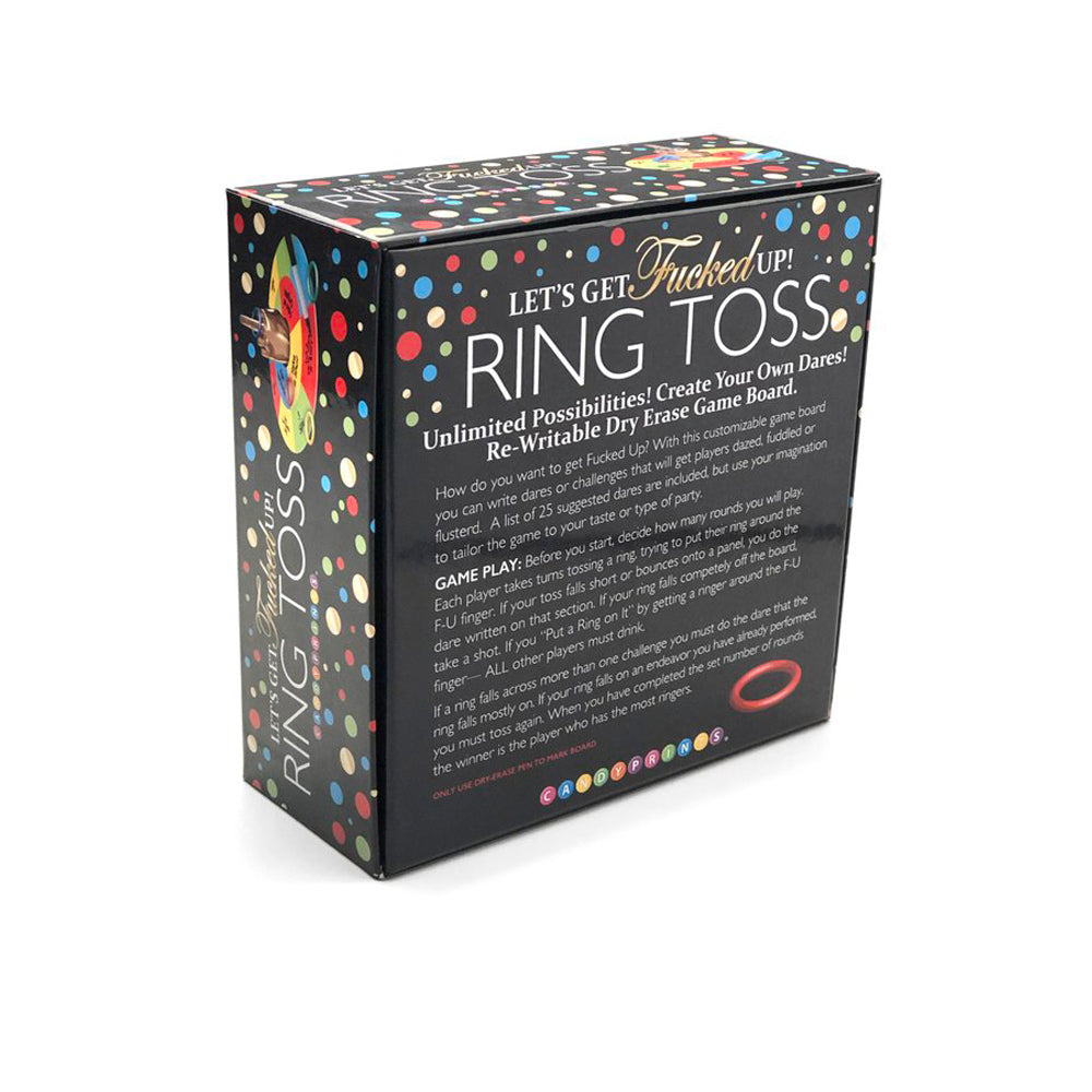 Let's Get F'd Up Ring Toss Party Game with Dares.
