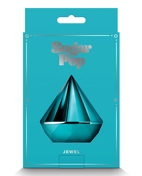 Sugar Pop Jewel teal air pulse stimulator packaging, alternate view