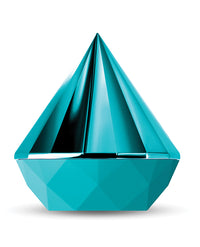 Sugar Pop Jewel teal stimulator gem-shaped silicone body