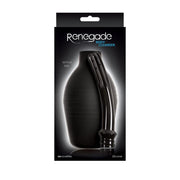 Black Renegade body cleanser bulb with a flexible nozzle.