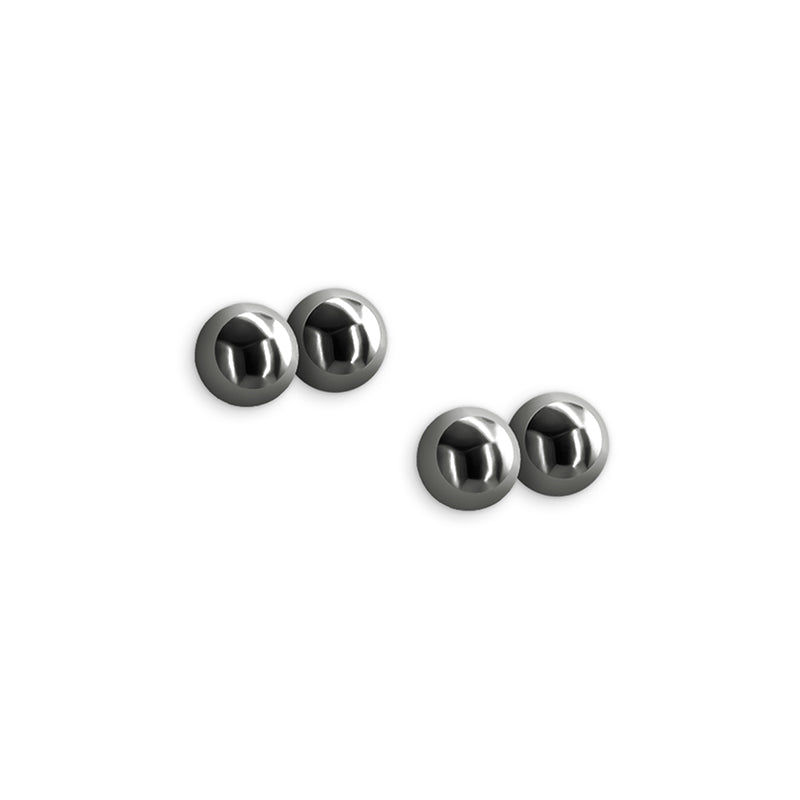 Four gunmetal adjustable nipple clamps with silicone tips.