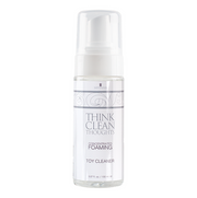 A bottle of Sensuva Think Clean Thoughts concentrated foaming toy cleaner.