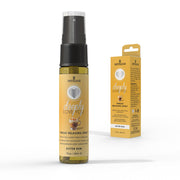 A bottle and box of Sensuva Butter Rum Throat Relaxing Spray.