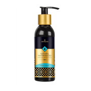 A black pump bottle of Sensuva Natural Water-Based Personal Moisturizer with gold accents.