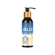 Sensuva water based jelly personal lubricant in a black pump bottle.